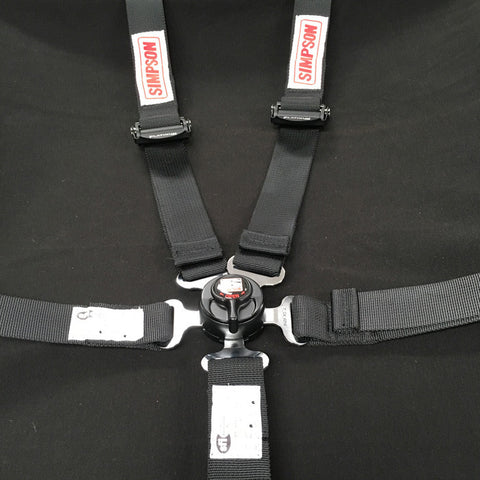 Simpson Belts, 2” Camlock, Black, Aluminum Adjusters