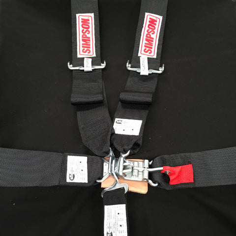 Simpson Belts, 3” Latch & Link, Black, Steel Adjusters
