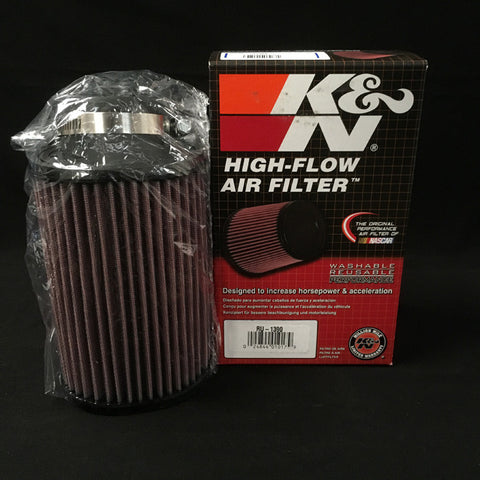 K&N Air Filter (RU-1390) 7 Length 4-1/2 Dia. (Angled Oval)